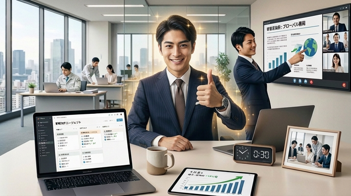余裕のあるスマートなオフィス